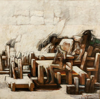 Amer Al Obaidi — Oil on Canvas, 167 × 169 cm (representative image)