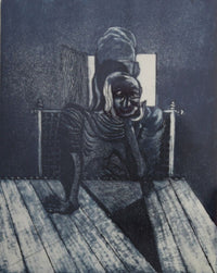 Abbas Saudi — Zink on Paper , 25 × 35 cm (representative image)