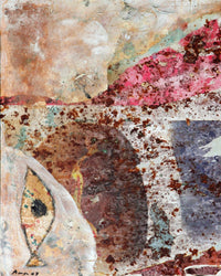 Omar Ghadamsi — Mixed media On Canvas, 42 × 58 cm (representative image)