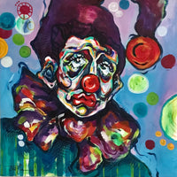 Suad Sahsah — Oil on canvas , 40 × 40 cm (representative image)