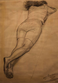 Hind Adnan — Pencil on Paper , 30 × 41 cm (representative image)