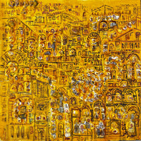 Safia Al Qabbani — Acrylic On Canvas, 90 × 70 cm (representative image)