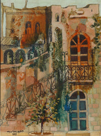 Waheed Magharbeh — Acrylic on Paper, 25 × 35 cm (representative image)