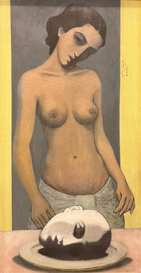 Ashraf Raslan — Oil on board , 60 × 120 cm (representative image)