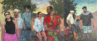 Habiba Samahy — Oil on canvas , 177 × 78 cm (representative image)