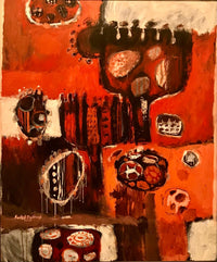 Fadel Al Dabbagh — Oil on canvas , 100 × 120 cm (representative image)