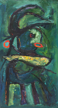Fadel Naemeh — Oil on Canvas, 30 × 56 cm (representative image)