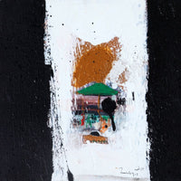 Mohammed Mourabiti — Mixed Media on Board, 51 × 51 cm (representative image)