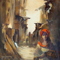 Zainab Abdul Kareem — Oil On Canvas, 55 × 55 cm (representative image)