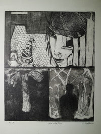 Sadeah Kareem — Graphic, Print Making , 24 × 34 cm (representative image)