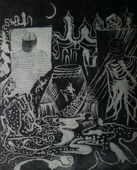Abbas Kathem — Zink on Paper , 20 × 25 cm (representative image)