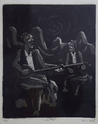 Kwahdar Saad — Graphic, Print Making , 21 × 21 cm (representative image)