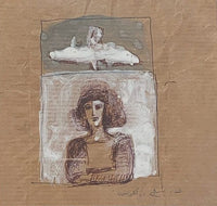 Nabil Mustafa Hussein — Mixed media On Paper , 11 × 11.5 cm (representative image)