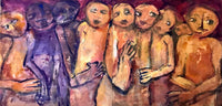 Abd Al-Raouf Al-ajoory — Acrylic On Canvas, 180 × 87 cm (representative image)