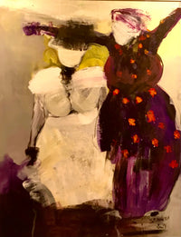 Laila Al Selmawi — Oil on canvas , 140 × 200 cm (representative image)