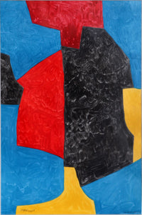 Serge Poliakoff — Lithograph In Colors Lithograph In Colors On Wove Paper, 69 × 100 cm (representative image)