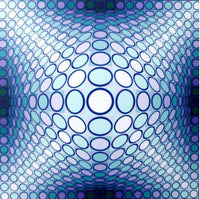 Victor Vasarely — Lithograph , 62 × 62 cm (representative image)