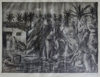 Sabah Abdel Khalek — Graphic, Print Making , 35 × 23 cm (representative image)