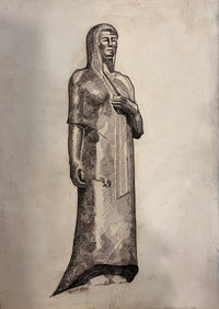 Ibrahim Desouki — Oil on Canvas, 100 × 80 cm (representative image)