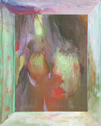 Mozahem Al Nasri — Oil on wooden board , 60 × 72 cm (representative image)