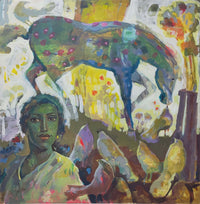 Mervat Al shazli — Acrylic On Canvas, 120 × 120 cm (representative image)
