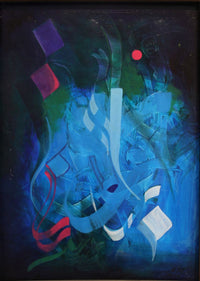 Khalil Al Kofahi — Acrylic on Paper, 45 × 28 cm (representative image)