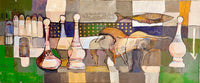 Fahad Kholaif — Acrylic On Canvas, 100 × 41 cm (representative image)