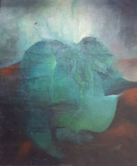 Samira Abd Al Wahab — Oil on Canvas, 128 × 103 cm (representative image)