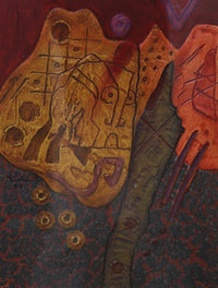 Khaled Kathem — Acrylic On Canvas, 40 × 50 cm (representative image)