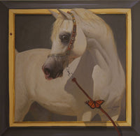 Amar Miqdady — Oil on Canvas, 80 × 80 cm (representative image)