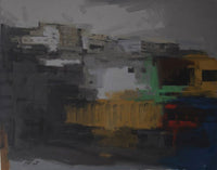 Ahmad AlGorm — Oil on Canvas, 120 × 120 cm (representative image)