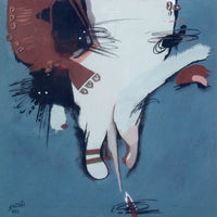 Shaker Al Shawi — Acrylic on Paper, 40 × 40 cm (representative image)