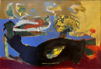 Mirvat Shathely — Acrylic On Canvas, 155 × 200 cm (representative image)