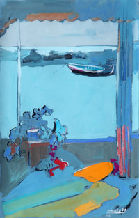 Jameel Mulaib — Acrylic on Paper, 32 × 50 cm (representative image)