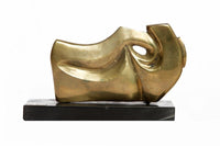 Sadiq Rabea — Wood and bronze , 20 × 90 cm (representative image)