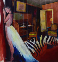 Tina Omran — Acrylic on Paper, 100 × 100 cm (representative image)