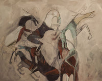 Aseel Azizieh — Acrylic On Canvas, 120 × 120 cm (representative image)