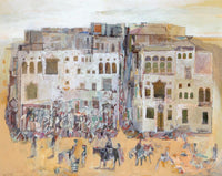 Taj Al Ser Ahmad — Oil on Board, 63 × 50 cm (representative image)