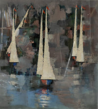 Abdel Fatah AlBadri — Oil on Canvas, 42 × 40 cm (representative image)