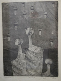 Nizar Turki — Graphic, Print Making , 23 × 34 cm (representative image)