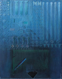 Mohammad Yas — Mixed Media on Board, 80 × 100 cm (representative image)