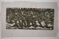 Atta Kwami — Linocut On Paper , 36 × 22 cm (representative image)