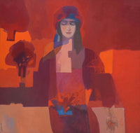 Hani Mazher — Oil on Canvas, 140 × 140 cm (representative image)