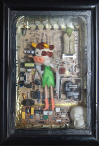 Karim Nazim Tidafi — Mixed media , 35 × 50 cm (representative image)