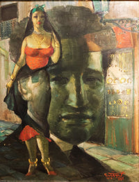 Ezzat Ibrahim — Oil On Canvas, 35 × 45 cm (representative image)