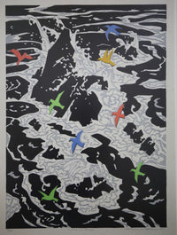 Fumio Kitaoka — woodcut on paper , 48 × 63 cm (representative image)