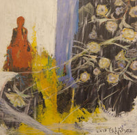 Mohammad Thyiabat — Mixed media On Paper , 25 × 45 cm (representative image)