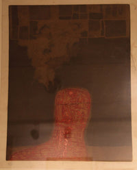 Dia Azzawi — Gouache on Paper , 57 × 77 cm (representative image)