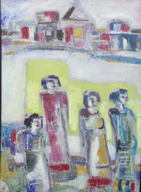 Ibrahim AlTanbouri — Oil on Board, 68 × 87 cm (representative image)