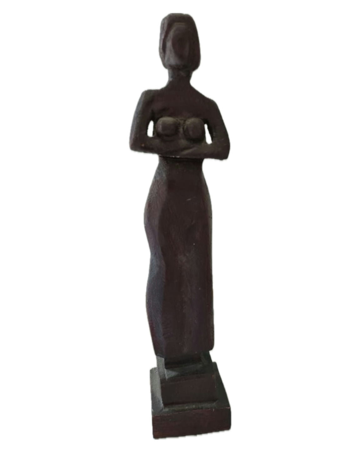 Original Sculptures & Ceramics 'Standing Female Figure Sculpture' by Mohammad Bushnaq